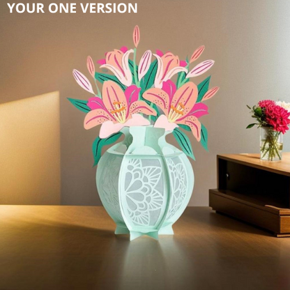 Flower Lantern Paper Craft - Florallantern